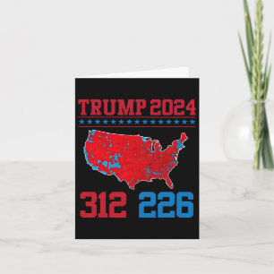 2024 Electoral Map 312 Red 2024 Election Results M Card