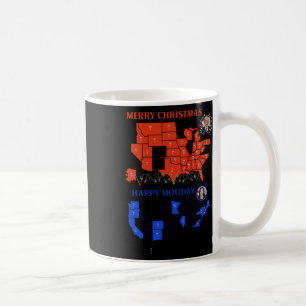 2024 Electoral Map Merry Christmas Trump Landslide Coffee Mug