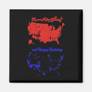 2024 Electoral Map Merry Christmas Trump Landslide Magnet