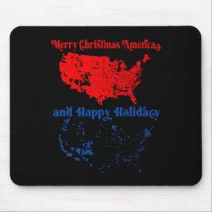 2024 Electoral Map Merry Christmas Trump Landslide Mouse Pad
