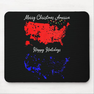 2024 Electoral Map Merry Christmas Trump New Presi Mouse Pad