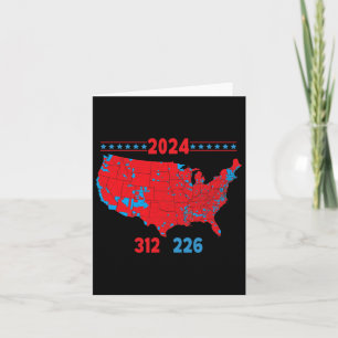 2024 Electoral Map Trump 312 Red 2024 Election Res Card