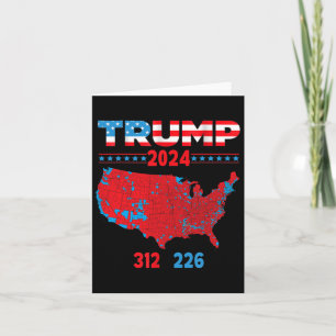 2024 Electoral Map Trump 312 Red 2024 Election Res Card