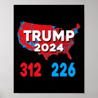 2024 Electoral Map Trump 312 Red Election 2024 Res