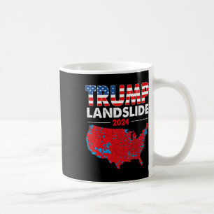 2024 Electoral Map Trump Landslide Red Election Ma Coffee Mug