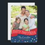 2024 FAMILY PHOTO cute confetti merry everything Holiday Card<br><div class="desc">by kat massard >>> kat@simplysweetPAPERIE.com <<< *** NOTE - THE SHINY GOLD EFFECT AND KRAFT LOOK ARE A PRINTED PICTURE Send and extra special message with style and pizzazz this year... Personalised with your details & photos my modern holiday products are sure to stand out from the flurry of greetings...</div>