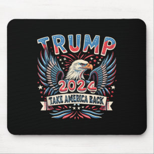 2024 Flag Take America Back  Mouse Pad