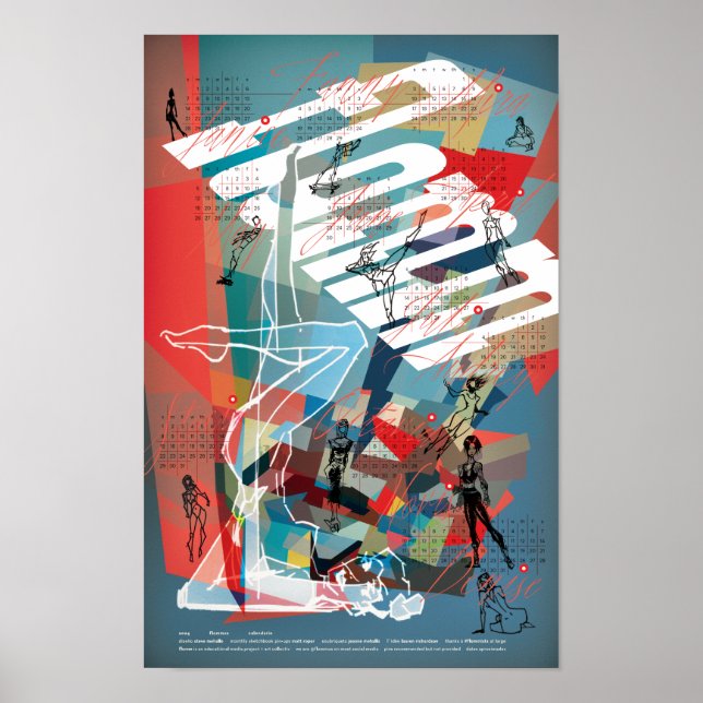 2024 FLOMMus pin-up CALENDARIO  Poster (Front)