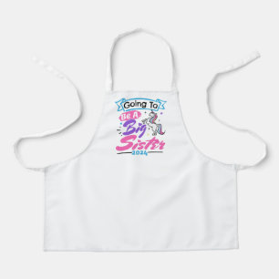 2024 Going to Be a Big Sister Unicorn Apron