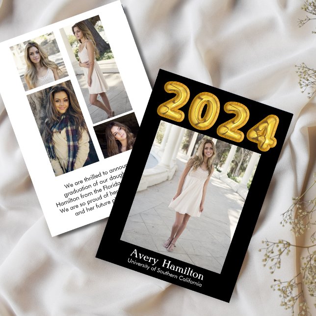 2024 Graduate Announcement Balloons 5 Photos (Creator Uploaded)