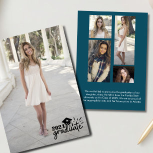 2024 Graduate Announcement Card 5 Photos