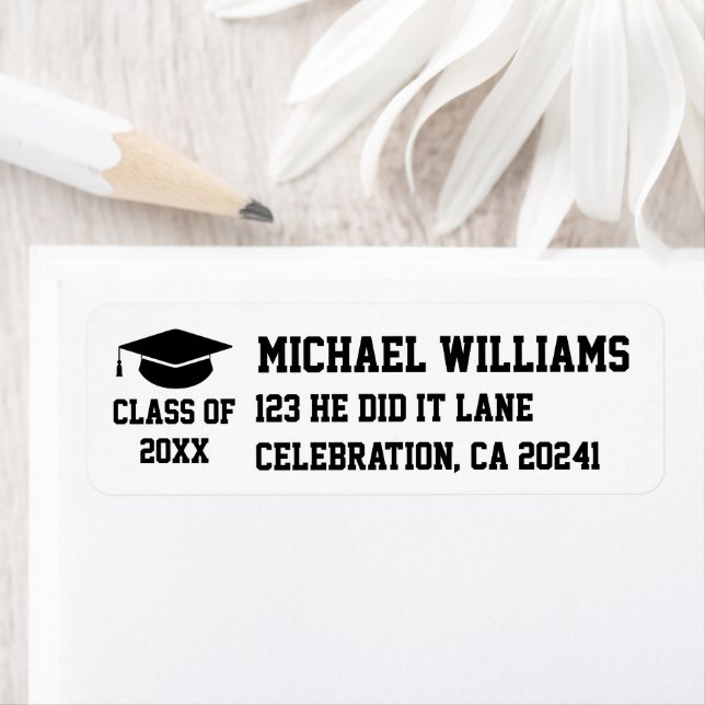 2024 Graduation Personalised Grad Return Address (Insitu)