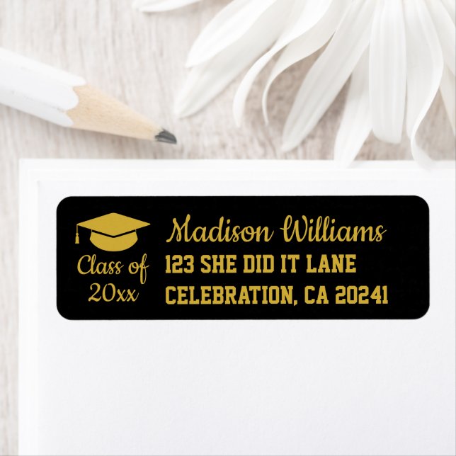 2024 Graduation Personalised Grad Return Address (Insitu)