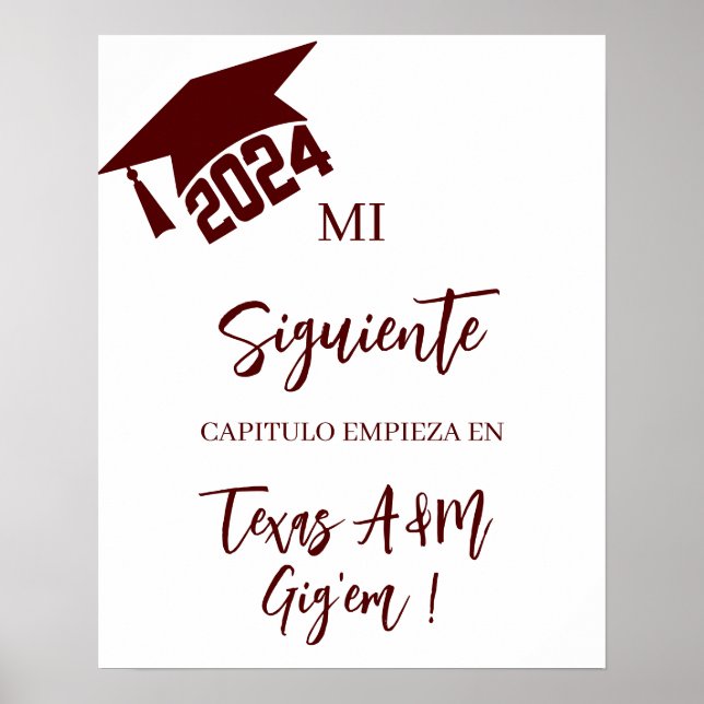 2024 Graduation poster  (Front)