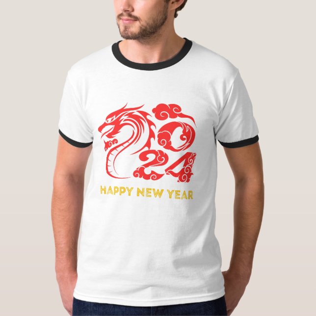 2024 Happy New Year T-Shirt (Front)