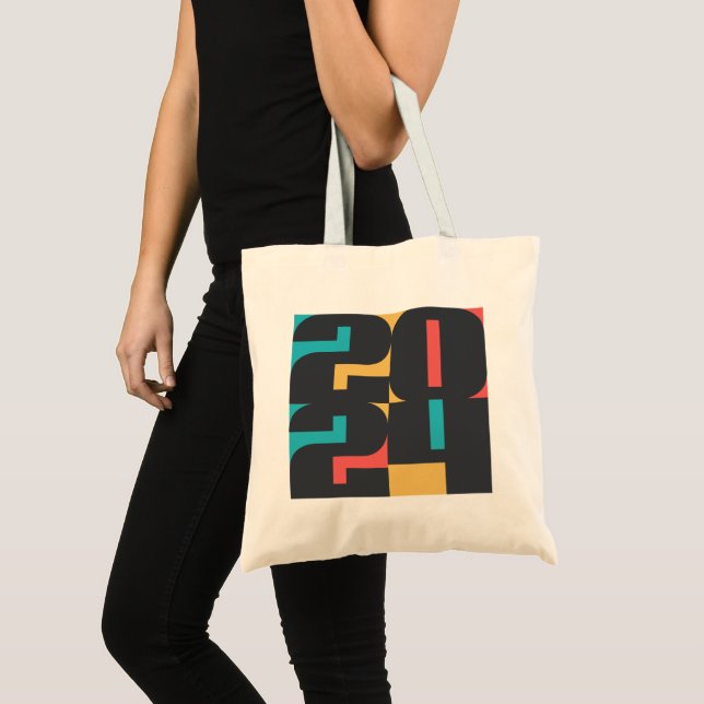 2024 Happy New Year Tote Bag (Front (Product))