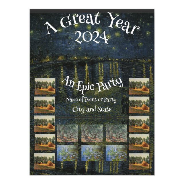 2024 High School Reunion Birthday Vacation Cruise  Photo Print (Front)