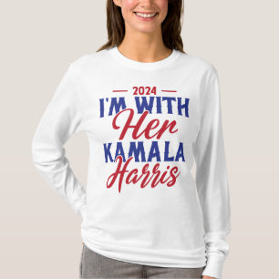 2024 I am with her Kamala Harris T-Shirt