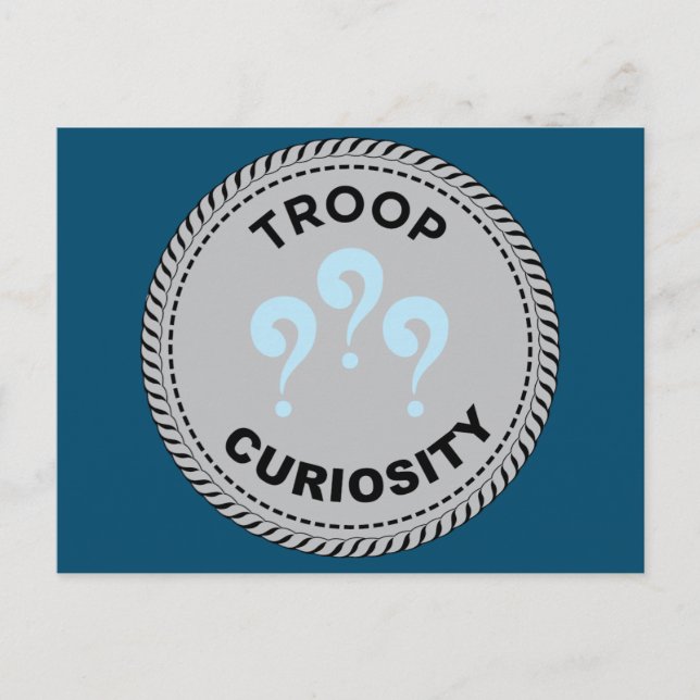 2024 IGGPPCamp Troop Pride Questions Postcard (Front)