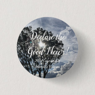 2024 JW Convention sunlight and clouds 3 Cm Round Badge