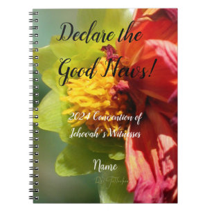 2024 JW Declare the Good News and name  Notebook