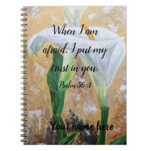 2024 JW year text Psalm 56:3 Notebook