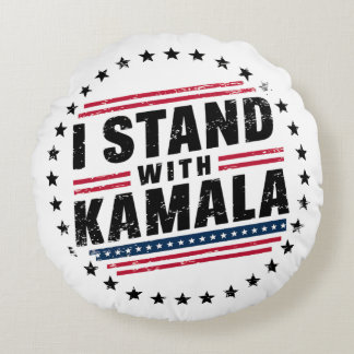 2024 Kamala Harris Madam President USA Vote Round Cushion