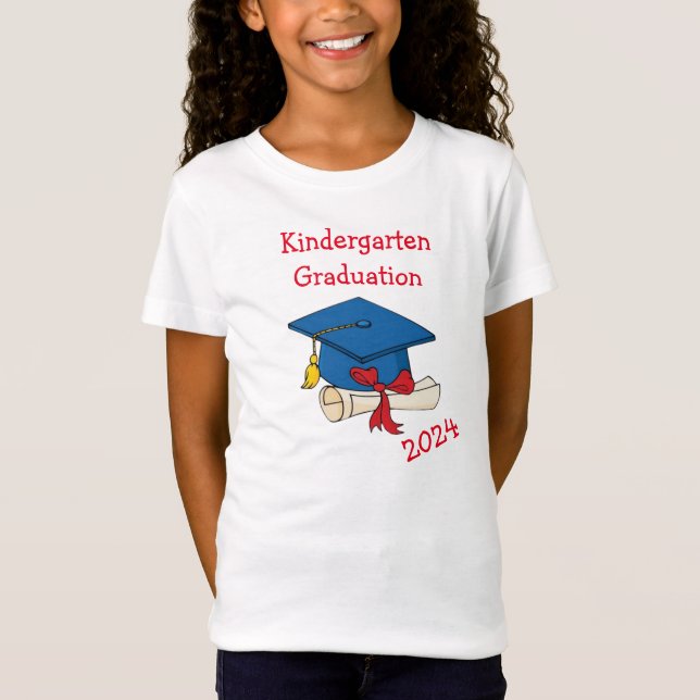2024 Kindergarten Graduation Tee Shirt (Front)