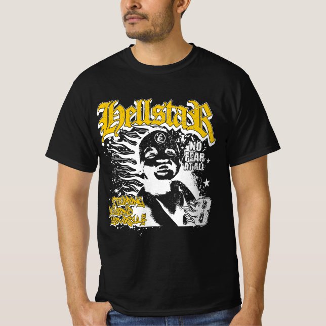 2024-Kindness-Flame Character Vintage Prin T-Shirt (Front)
