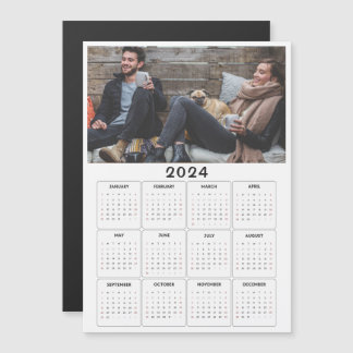2024 Magnetic Calendar - Custom photo