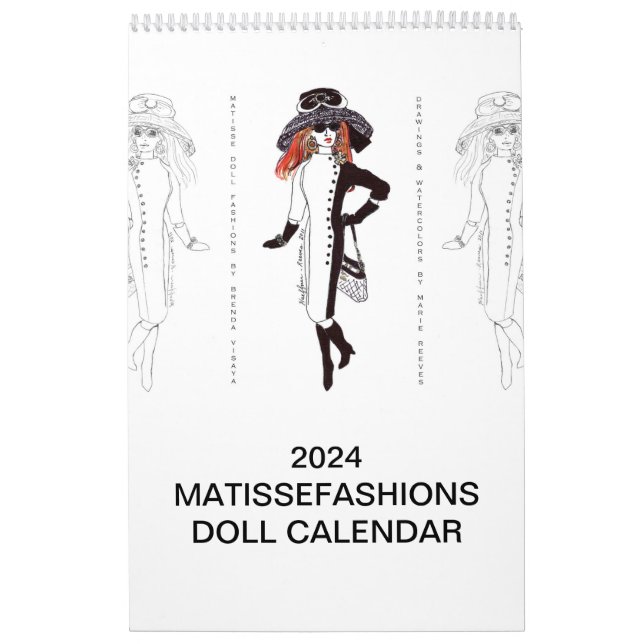 2024 MatisseFashions Illustration Calendar (Cover)