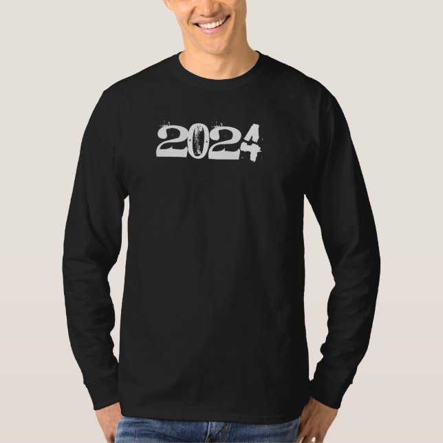 2024 Men's Black T-Shirt (Front)