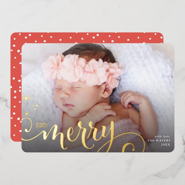 2024 MERRY PHOTO family fun calligraphy (Front/Back)