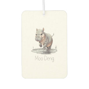 2024 Moo Deng T-Shirt Car Air Freshener