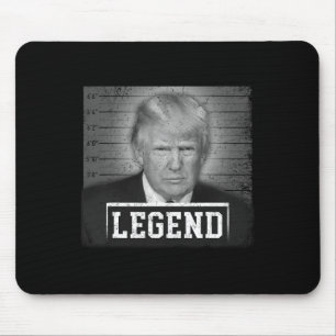 2024 Mugshot President Legend Save America Vintage Mouse Pad