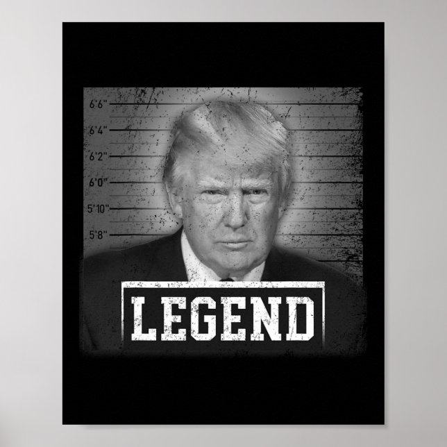 2024 Mugshot President Legend Save America Vintage Poster (Front)