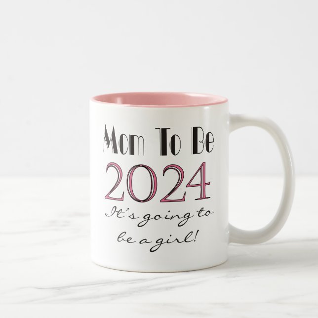 2024 Mum to Be of Girl Parents Family New Mum mug (Right)