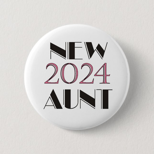 2024 New Aunt Button (Front)