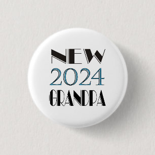2024 New Grandpa Button