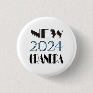 2024 New Grandpa Button