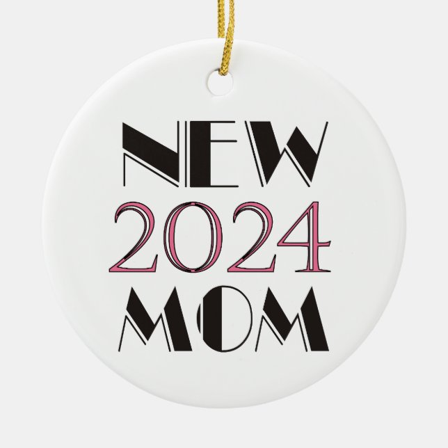 2024 New Mum Ornament (Front)