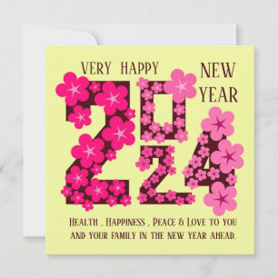 2024 NEW YEAR GREETING FOR ANYONE CARD
