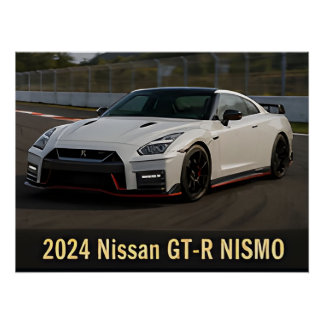2024 Nissan GT-R NISMO Modern Japanese Performance Poster