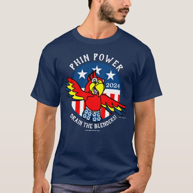 2024 PHin Power Party Men's T-Shirt (Front)