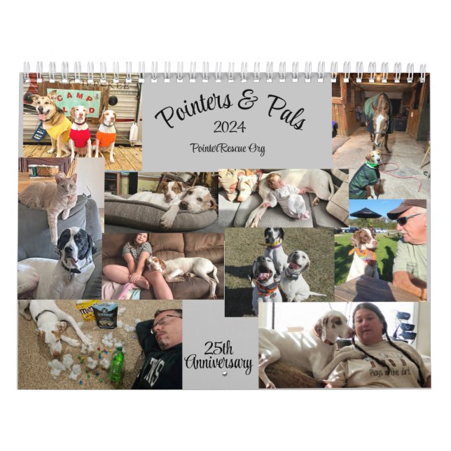 2024 Pointers & Pals Calendar PRO 25th Anniversary (Cover)
