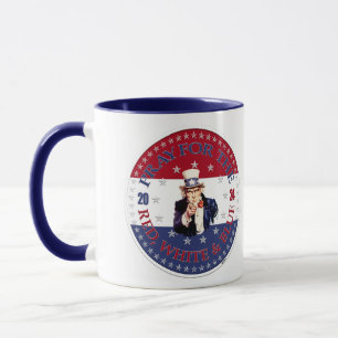 2024 Pray For The Red, White and Blue Uncle Sam Mug