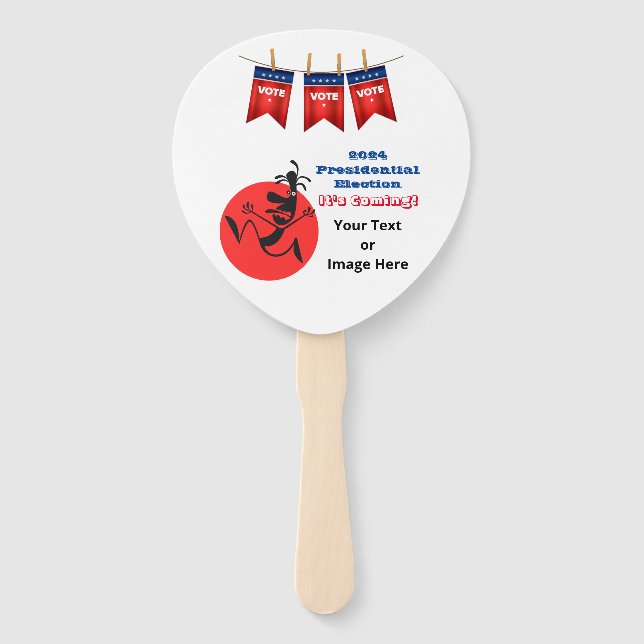 2024 Presidential Election, Running Man Edition Hand Fan (Front)