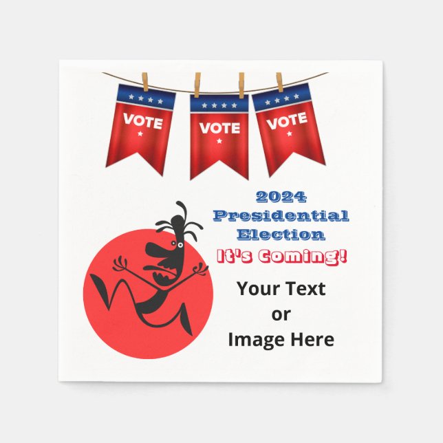 2024 Presidential Election, Running Man Edition Napkin (Front)