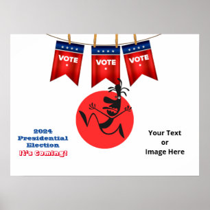 2024 Presidential Election, Running Man Edition Poster