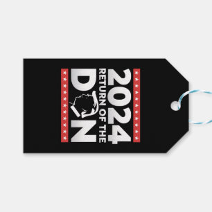 2024 Return Of The Don Trump 45 47 US President Gift Tags